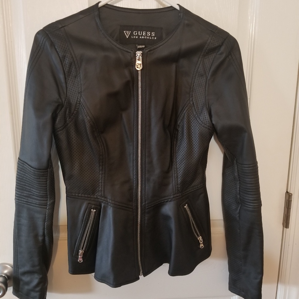 Guess faux leather jacket
